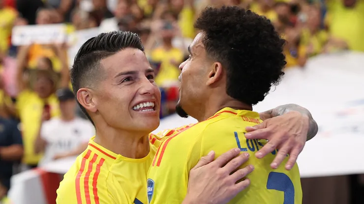 James Rodríguez e Luis Díaz. (Foto: Jamie Squire/Getty Images)