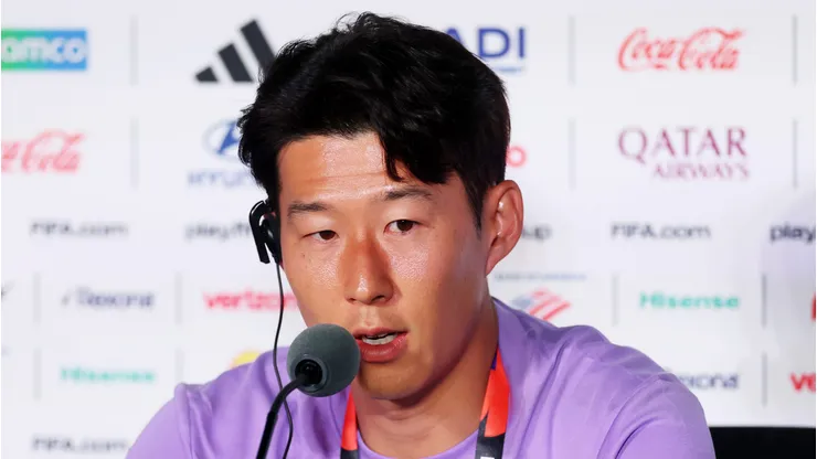 Son marca estreia na Copa do Mundo contra a Tchéquia. Foto: Lars Baron/Getty Images