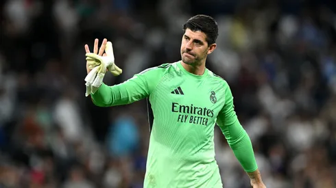 Courtois em jogo do Real Madrid (Denis Doyle/Getty Images)