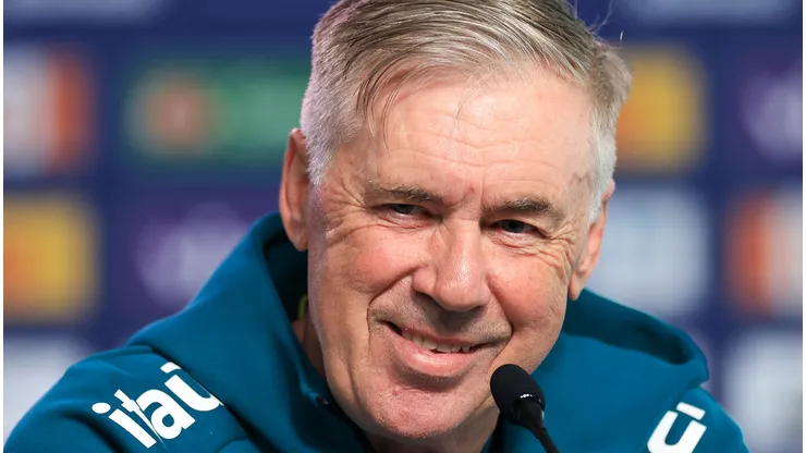 Ancelotti comanda a Seleção Brasileira, apontada como a principal escolha dos torcedores italianos. Foto: Buda Mendes/Getty Images