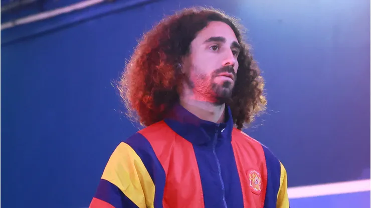Cucurella promete tatuagem de Luis de Fuente se vencer a Copa do Mundo. Foto: Manuel Velasquez/Getty Images