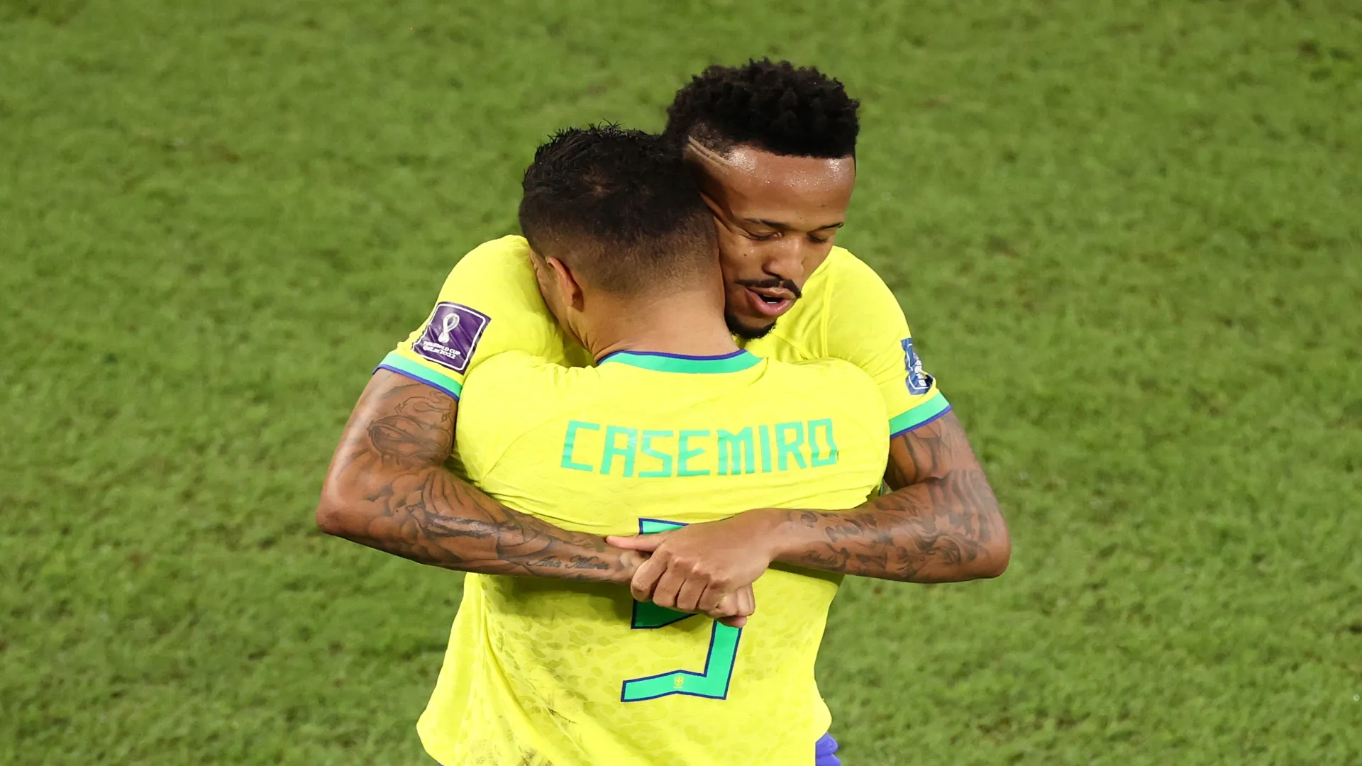 Militão e Casemiro na Copa de 2022 – Robert Cianflone/Getty Images