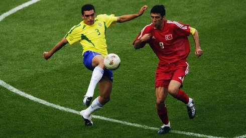 Hakan Şükür marcou o gol mais rápido da história das Copas do Mundo. Foto: Clive Brunskill/Getty Images