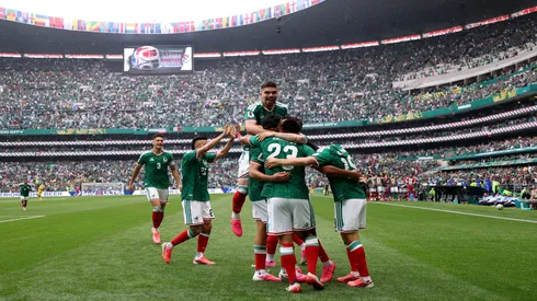 Mexicanos comemoram gol contra a África do Sul na abertura da Copa 2026 – Carl Recine/Getty Images