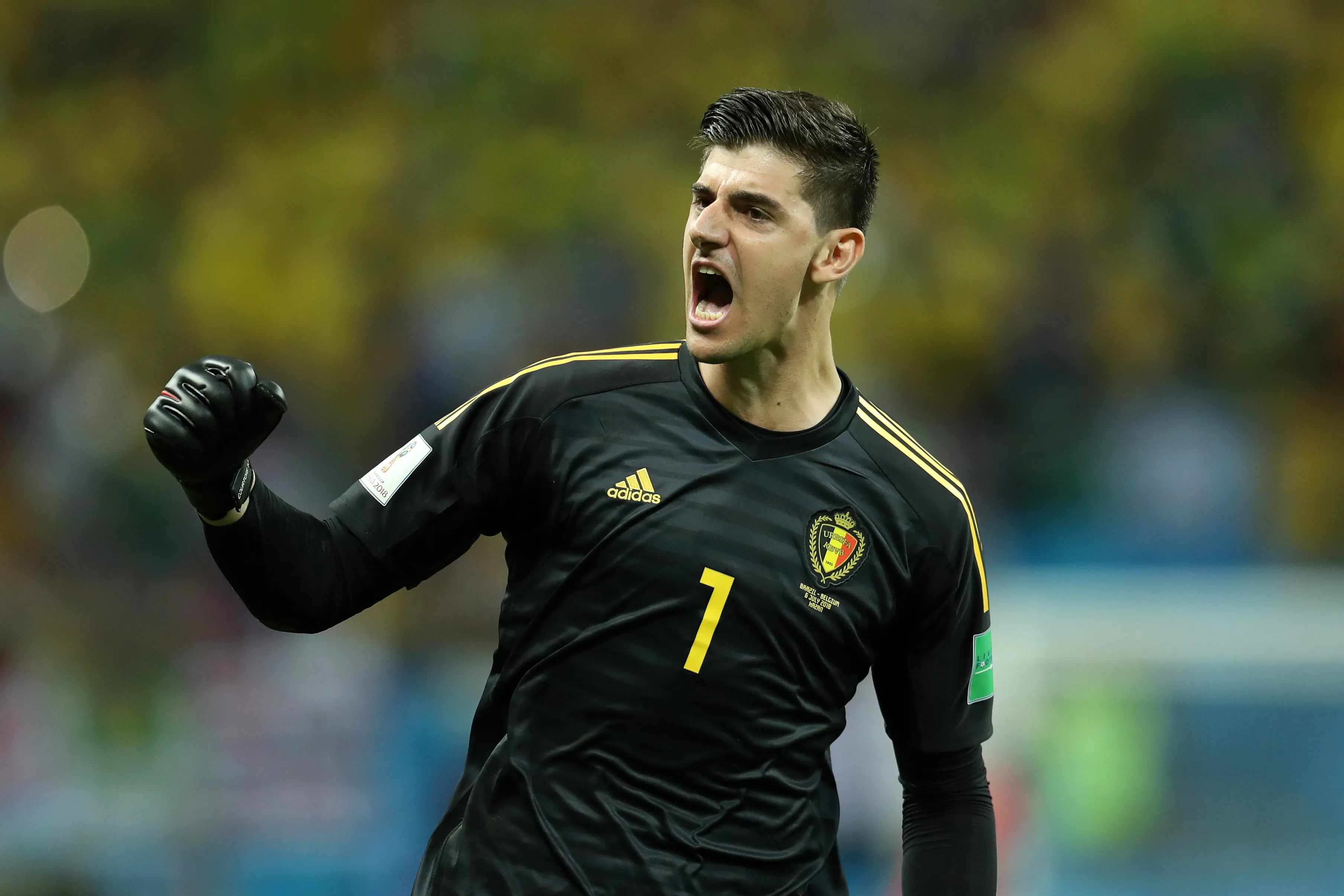 Courtois na Copa do Mundo de 2018 (Foto: Catherine Ivill/Getty Images)