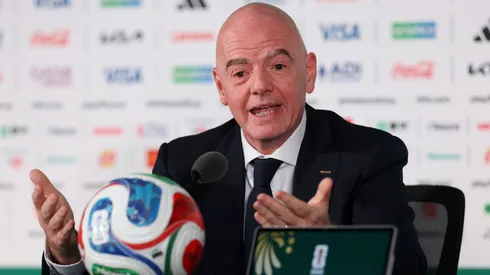 Gianni Infantino comenta o futuro da Copa do Mundo. Foto: Carl Recine/Getty Images