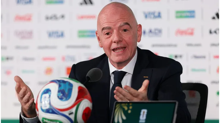 Gianni Infantino comenta o futuro da Copa do Mundo. Foto: Carl Recine/Getty Images