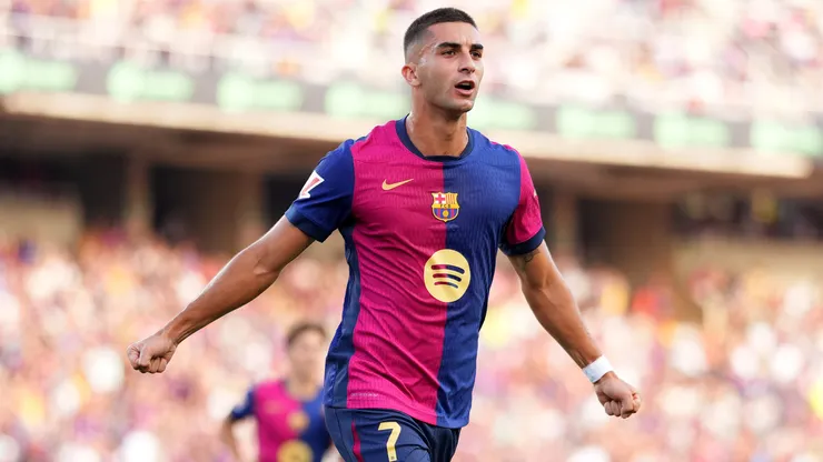 Barcelona vai renovar com Ferran Torres. Foto: Alex Caparros/Getty Images