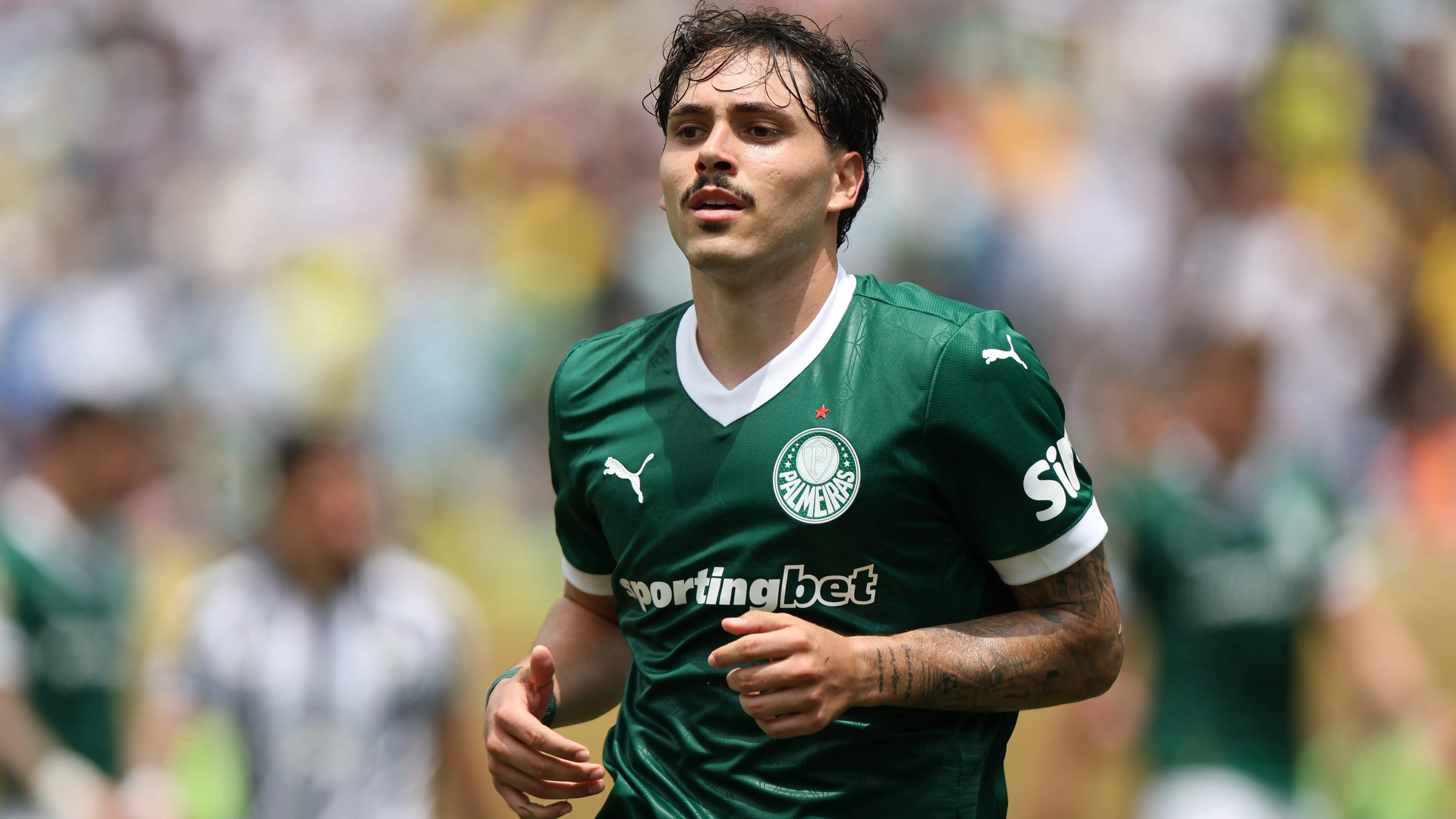 Mauricio em jogo do Palmeiras