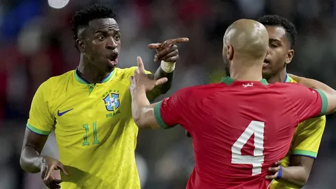 Brasil e Marrocos se enfrentam pela Copa do Mundo. Foto: Alex Caparros/Getty Images)
