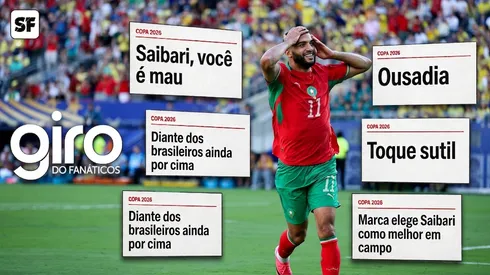 Giro da Copa: Resumo do dia e o golaço de Saibari contra o Brasil. Foto: Dan Mullan/Getty Images | Imagem gerada por inteligência artificial – Gemini