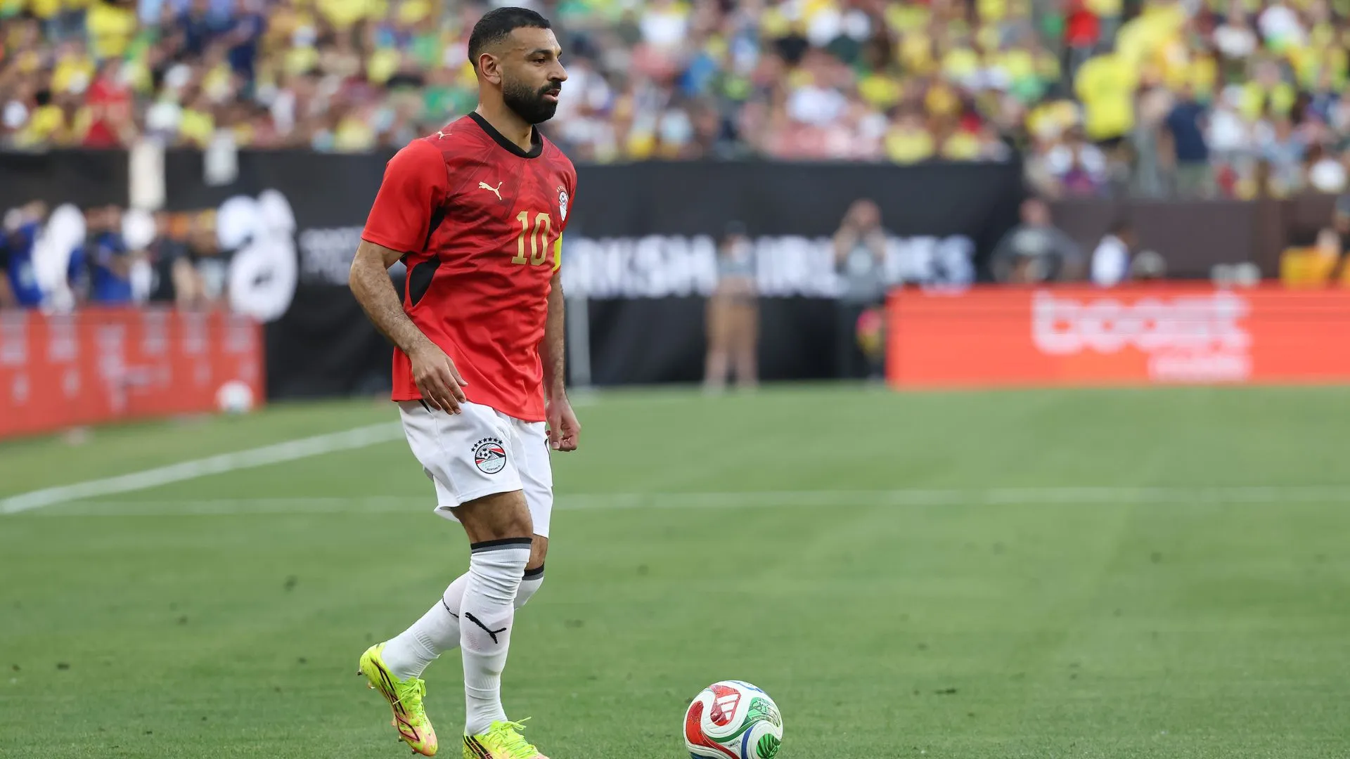 Salah em jogo do Egito (foto: Kirk Irwin/Getty Images)