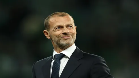 Aleksander Ceferin, presidente da Uefa falou sobre a Copa – Richard Heathcote/Getty Images