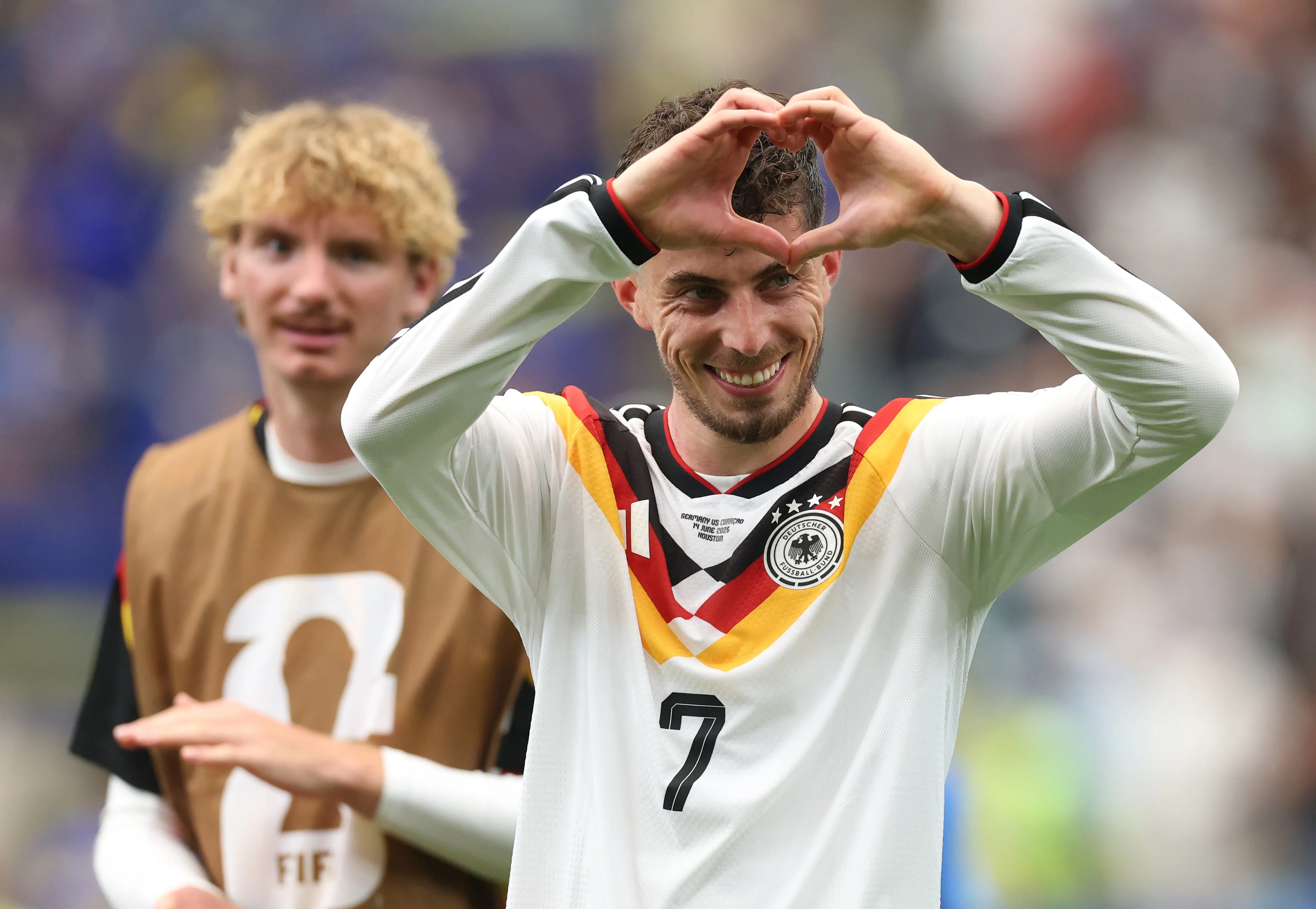 Kai Havertz, autor de dois gols da Alemanha na goleada sobre Curação. (Photo by Alexander Hassenstein/Getty Images)