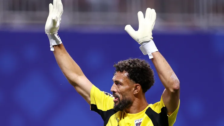 O goleiro Vozinha durante jogo de Cabo Verde na Copa (Buda Mendes/Getty Images)