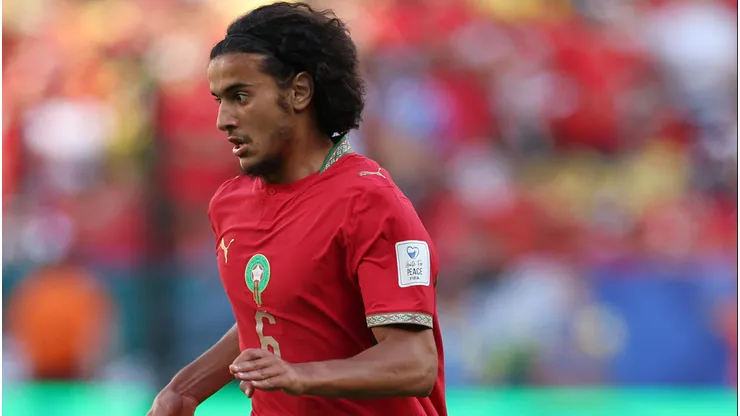 Ayyoubi Bouaddi está na mira de gigantes europeus. Foto: Darrian Traynor/Getty Images