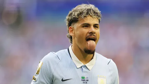 Maxi Araújo salva o Uruguai. Foto: Alex Slitz/Getty Images