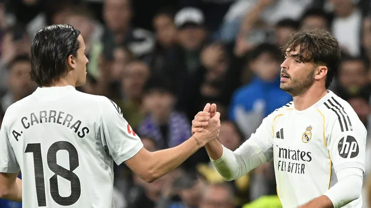 Álvaro Carreras e Raúl Asencio. (Photo by Denis Doyle/Getty Images)