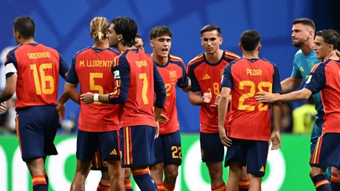Espanha na estreia contra Cabo Verde. Foto: IMAGO / SportPix UK