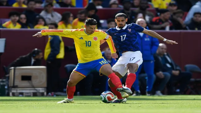 Lacroix em amistoso da França contra a Colômbia em 2026 – Hannah Foslien/Getty Images