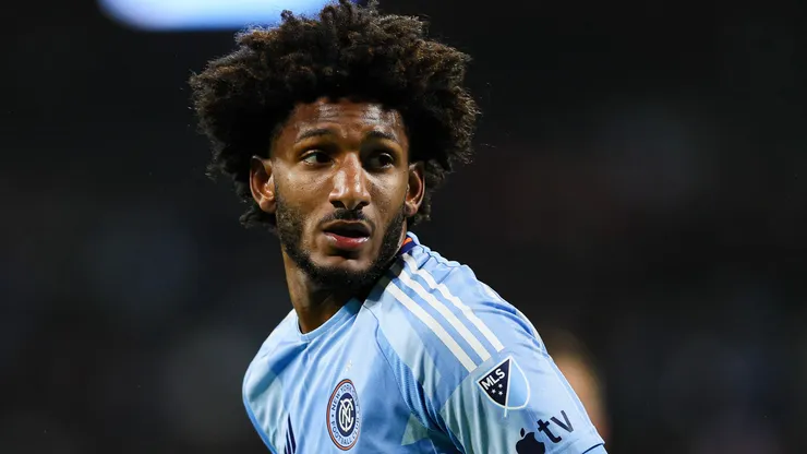Talles Magno em campo pelo New York City. Foto: Caean Couto/Getty Images