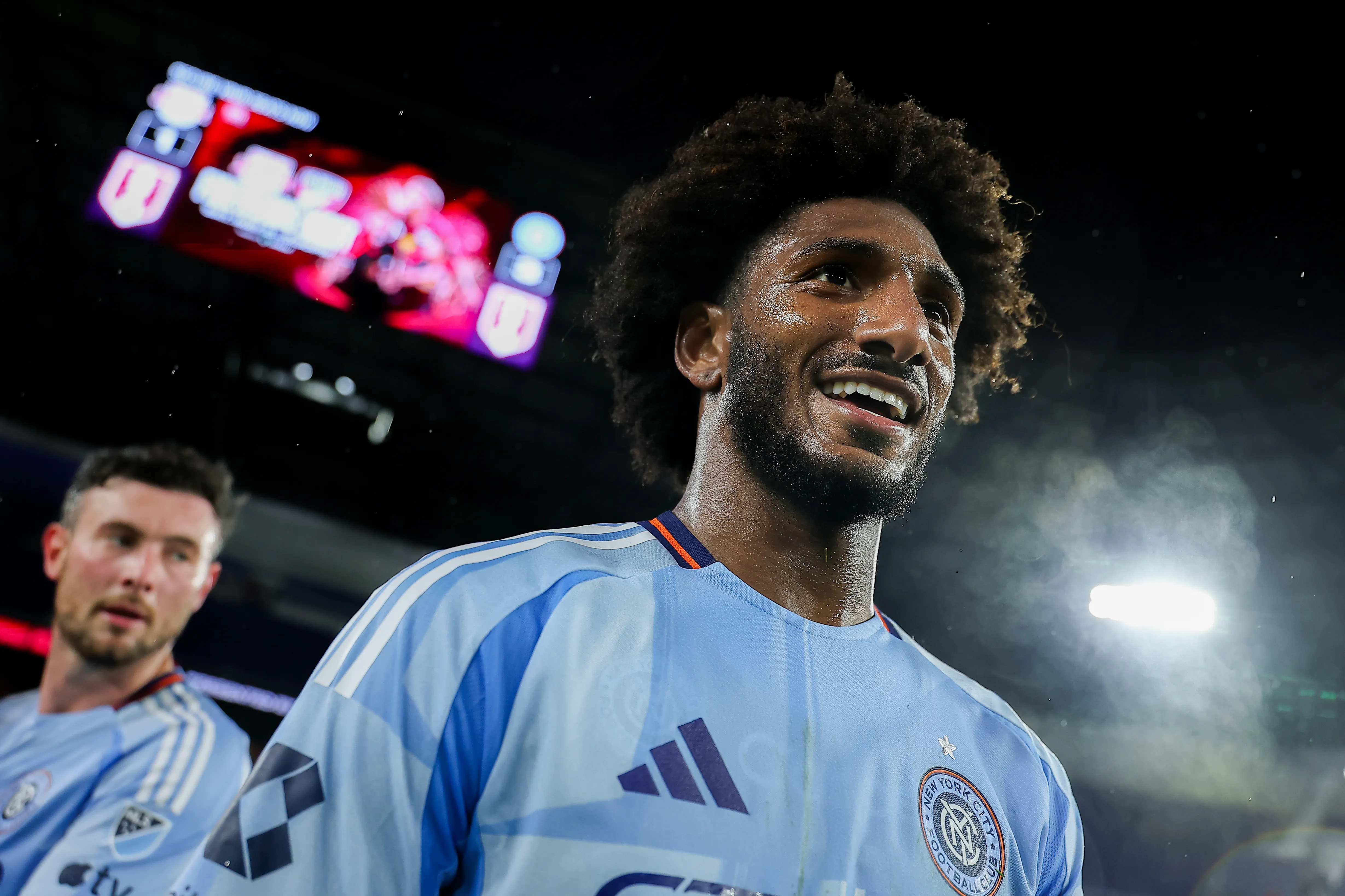 Talles Magno após uma partida pelo New York City (Foto: Dustin Satloff/Getty Images)