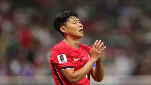 Son Heung-min na estreia da Coreia do Sul na Copa contra a República Tcheca – Alex Slitz/Getty Images