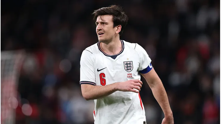Harry Maguire se incomodou com Tuchel. Alex Pantling/Getty Images.
