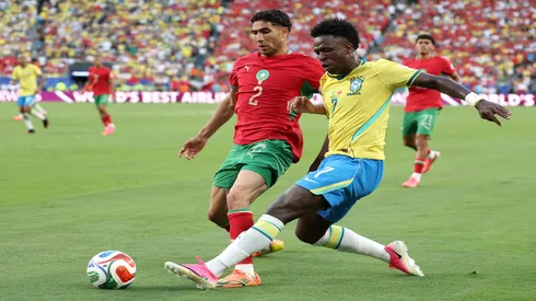 Vini Jr em lance de Brasil x Marrocos – Darrian Traynor/Getty Images