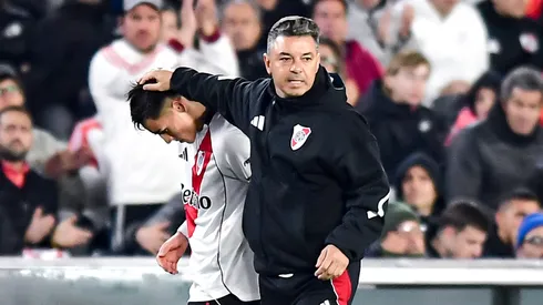 Ian Subiabre e Marcelo Gallardo. (Photo by Marcelo Endelli/Getty Images)