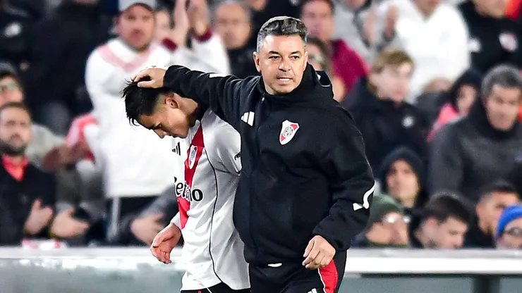 Ian Subiabre e Marcelo Gallardo. (Photo by Marcelo Endelli/Getty Images)