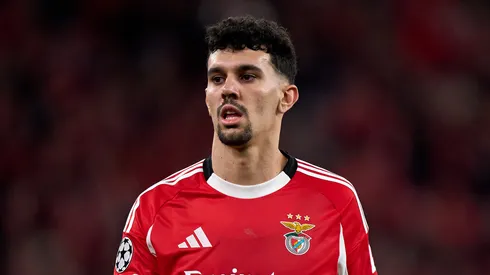 Tomás Araújo pelo Benfica. (Foto: Angel Martinez/Getty Images)