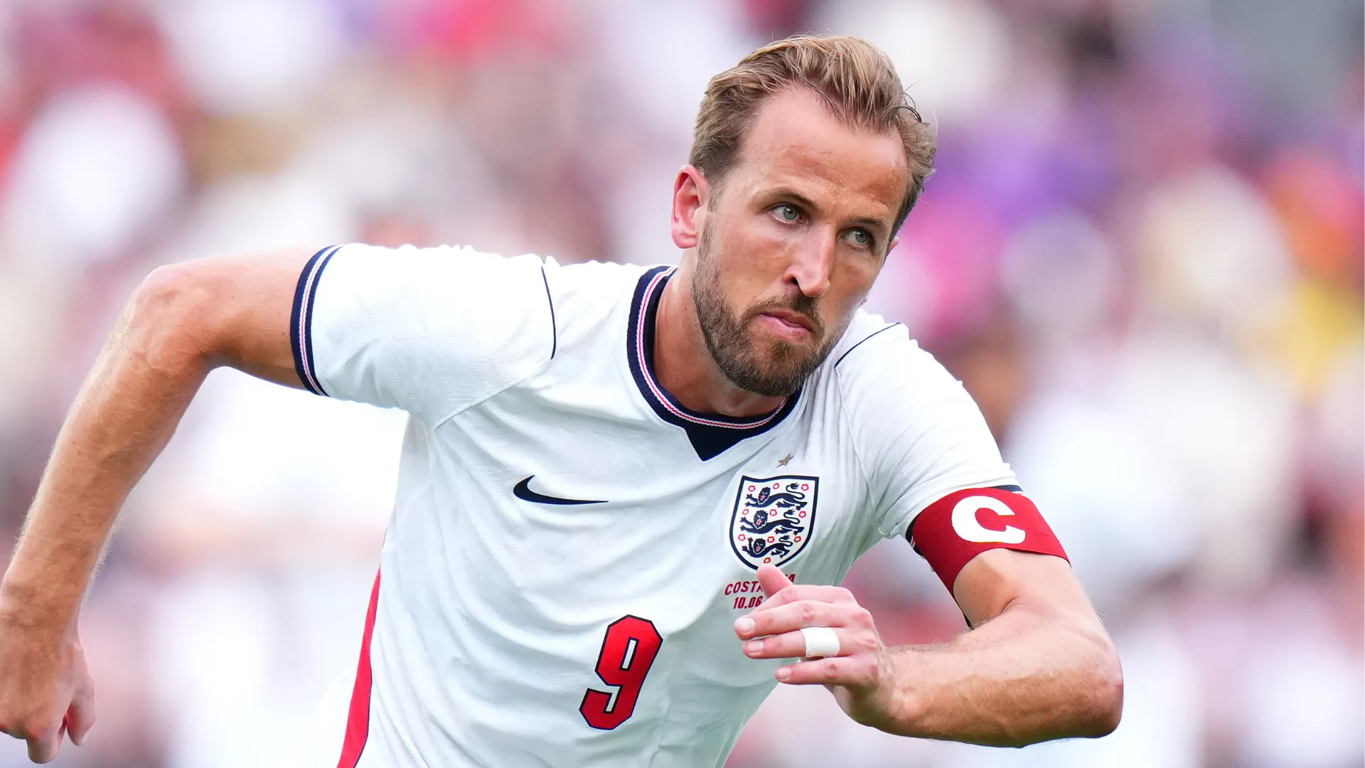 Harry Kane como capitão da Inglaterra