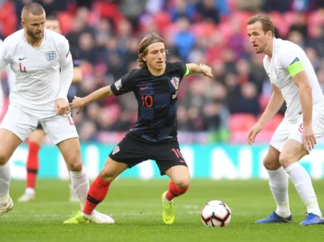 Escalações oficiais de Inglaterra e Croácia