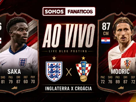 1ºT AO VIVO - Inglaterra 0 x 0 Croácia