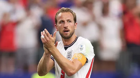 Harry Kane marcou dois gols na vitória inglesa. Michael Steele/Getty Images