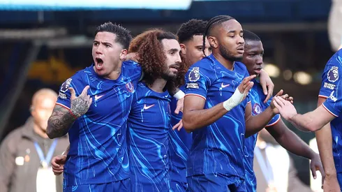 Enzo Fernández, Cucurella e Jadon Sancho. (Photo by Dan Istitene/Getty Images)