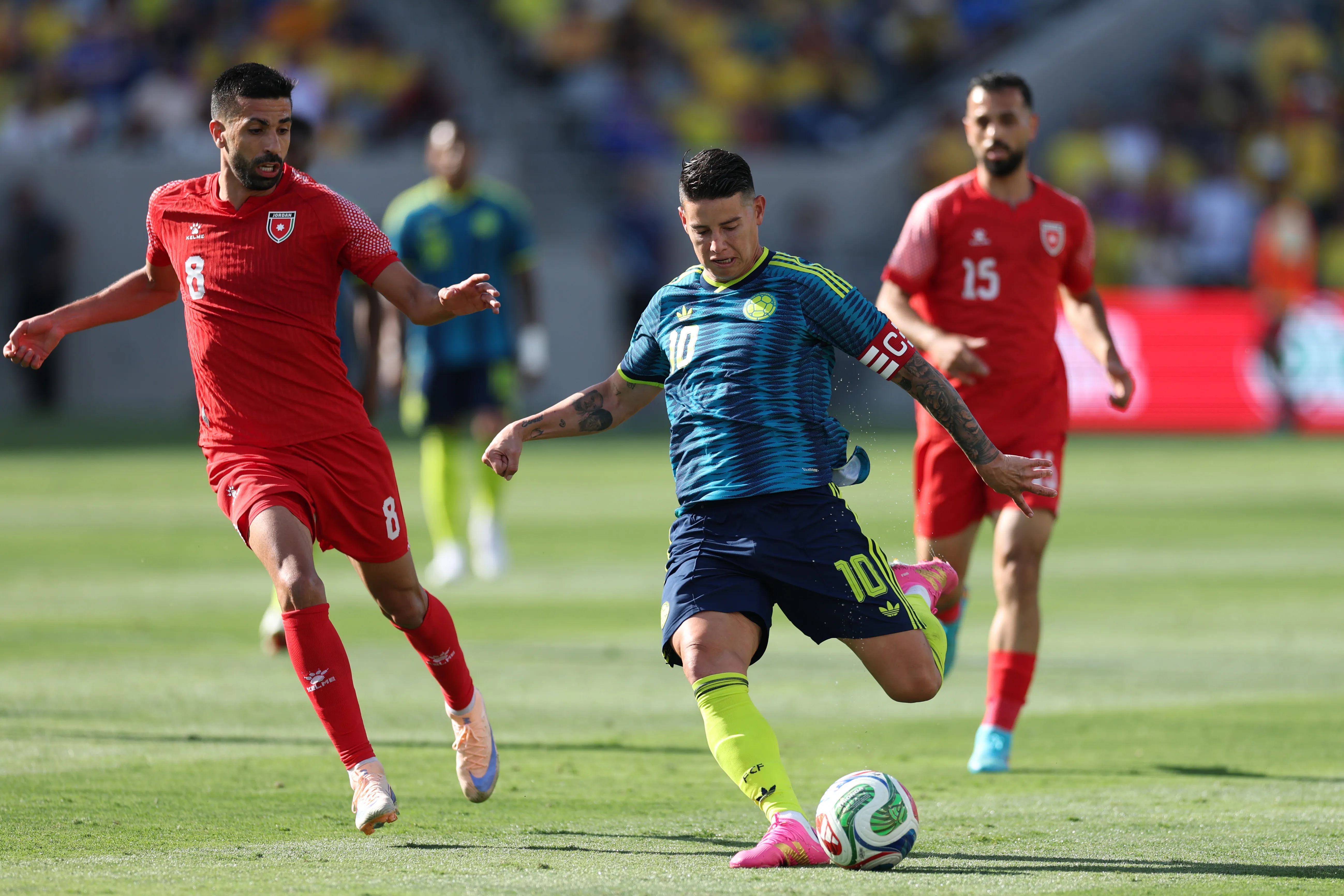 James Rodríguez, capitão da Seleção Colombiana. (Photo by Mike Nowak/Getty Images)