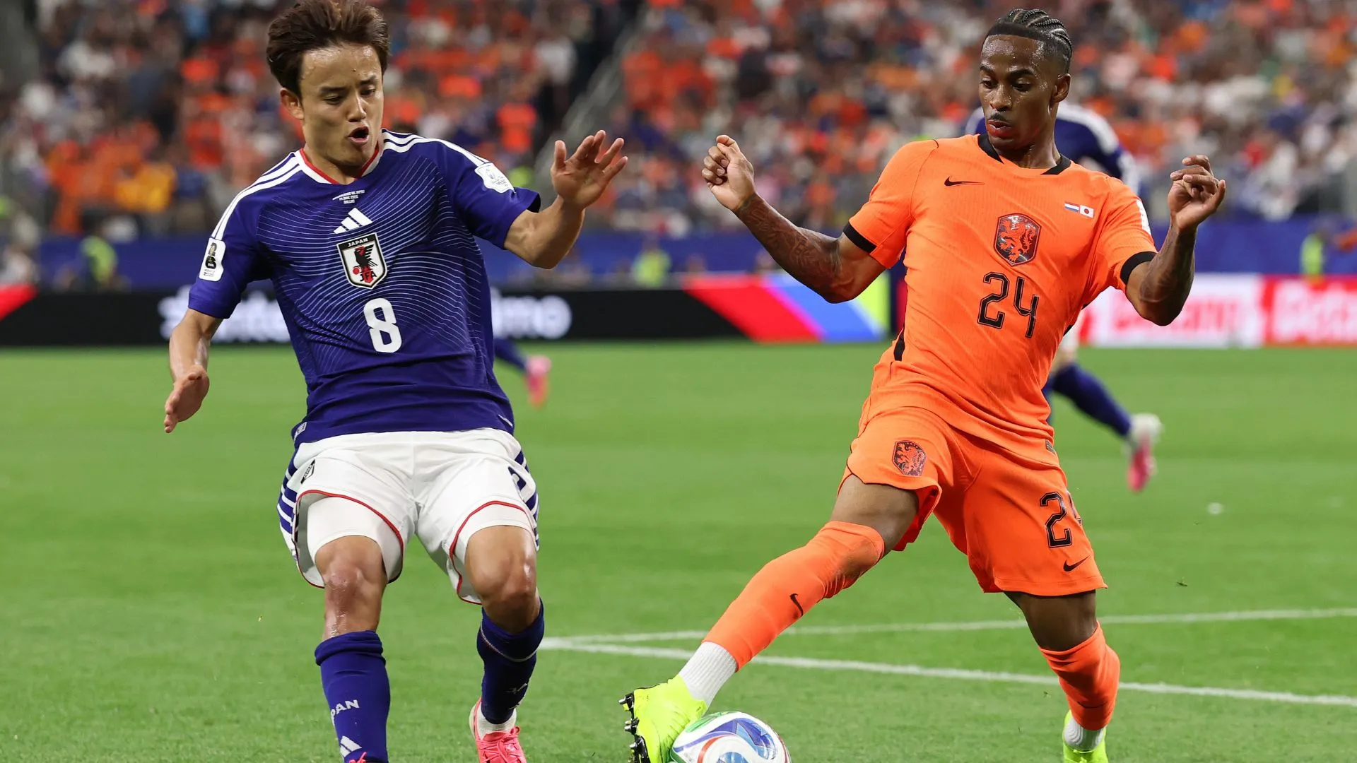 Kubo atuou no jogo entre Japão e Holanda pela Copa do Mundo (foto: Francois Nel/Getty Images)