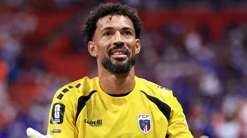 Vozinha após o empate de Cabo Verde contra a Espanha. Foto: Buda Mendes/Getty Images
