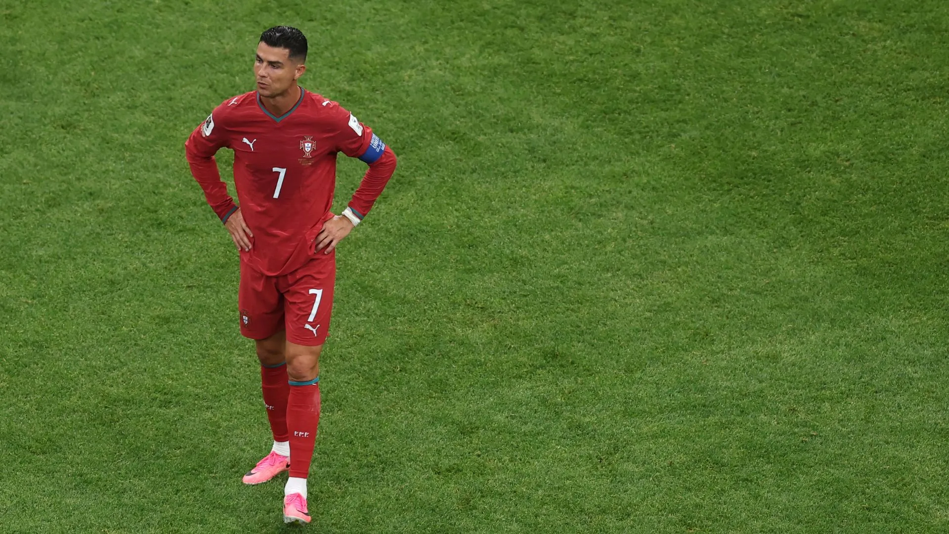 Cristiano Ronaldo está disputando a sexta Copa do Mundo pela Seleção Portuguesa (foto: Lars Baron/Getty Images)