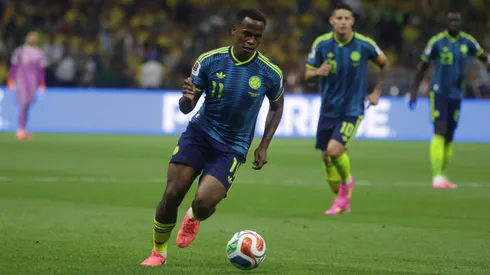 Arias comemora vitória da Colômbia na estreia da Copa do Mundo. Foto: Fio de imprensa IMAGO/ZUMA