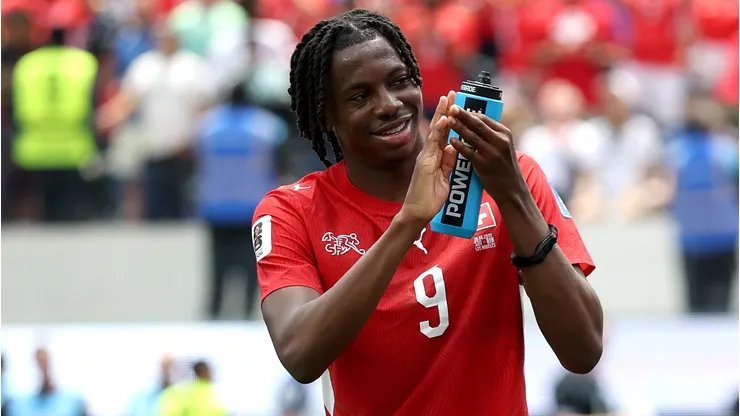 Johan Manzambi atinge feito histórico pela Suíça. (Photo by Harry How/Getty Images)