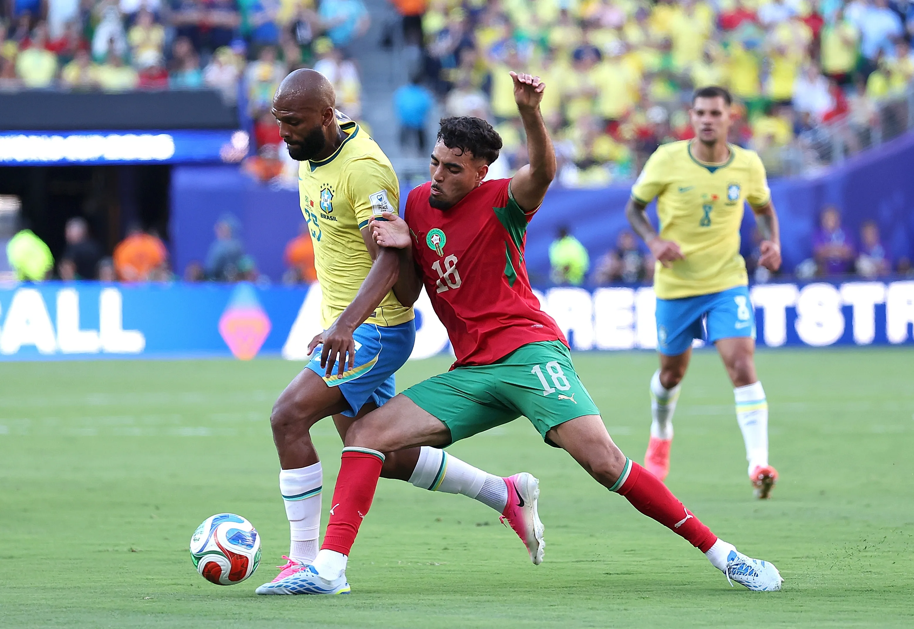 Igor Thiago em Brasil x Marrocos (Foto: Kevin C. Cox/Getty Images)