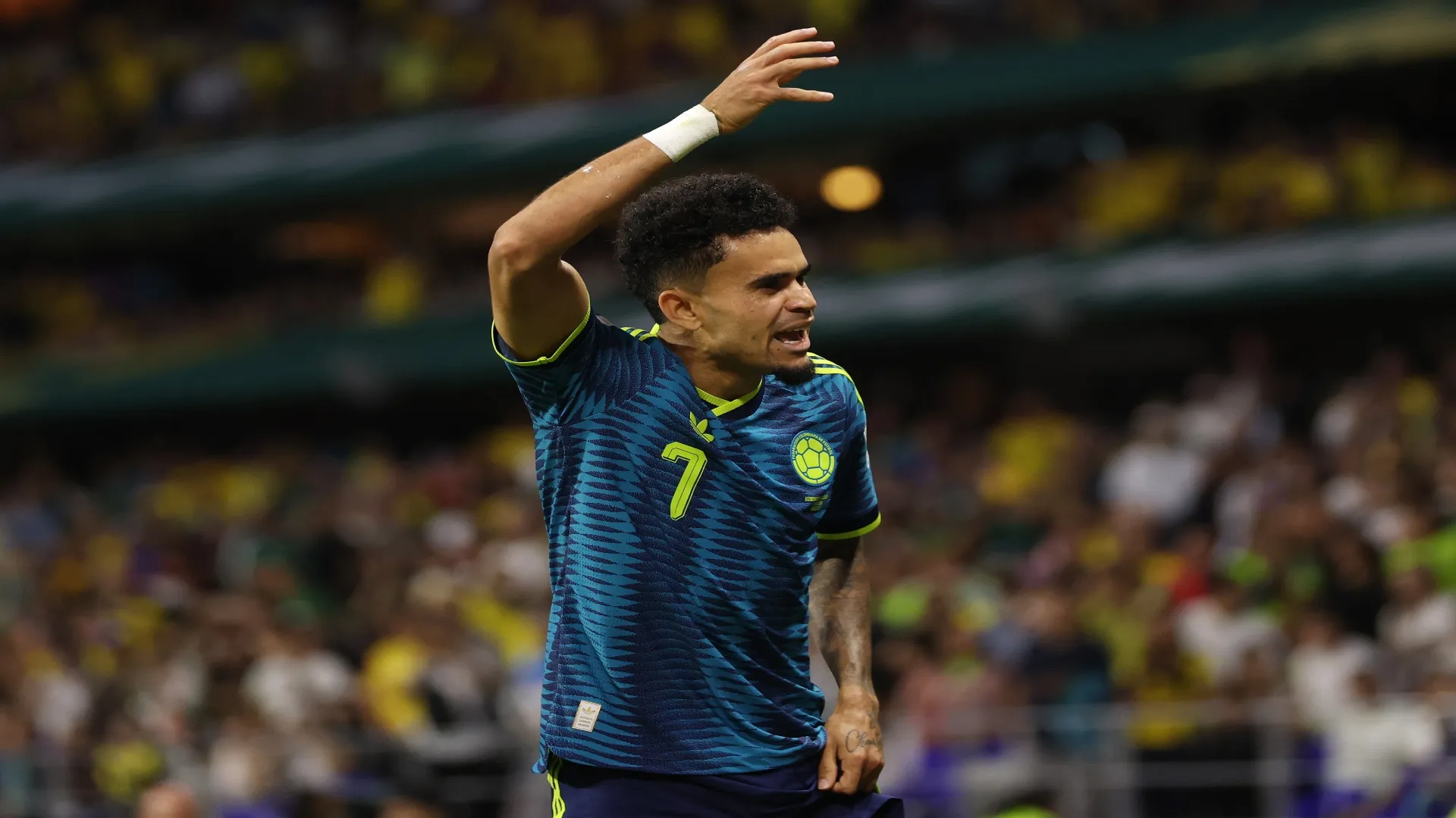 Luis Díaz é o destaque da Colômbia na Copa – Carl Recine/Getty Images