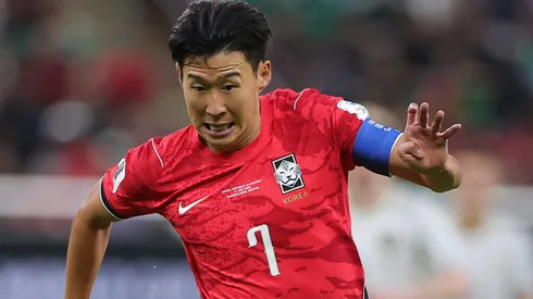Son, capitão da Coreia do Sul. (Photo by Alex Slitz/Getty Images)