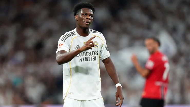 Tchouaméni pode jogar no Manchester United. Foto: Angel Martinez/Getty Images