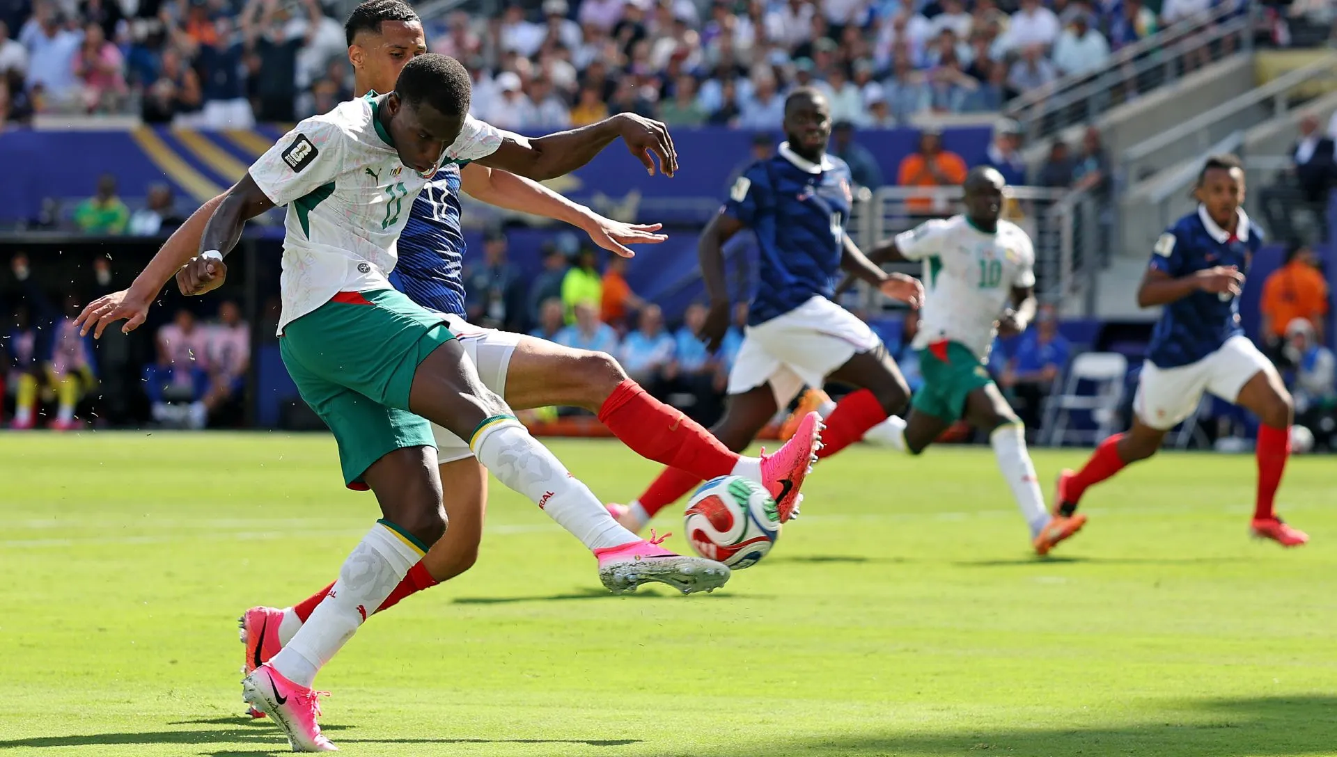 Senegal durante partida da Copa do Mundo. Foto: Al Bello/Getty Images
