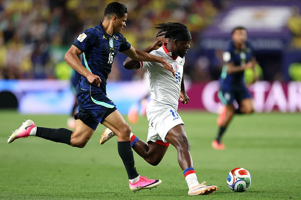 Brasil e Haiti se enfrentaram pela segunda rodada da Copa. (Photo by Al Bello/Getty Images)
