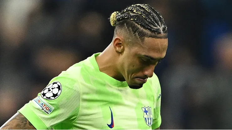 Barcelona coloca Raphinha à venda. Foto: Dan Mullan/Getty Images